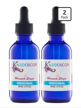 Kaleidoscope Miracle Drops, Original, 2 Oz Two Pack New